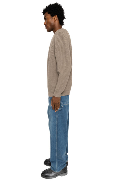 Signature Crew Neck - Melange Brown