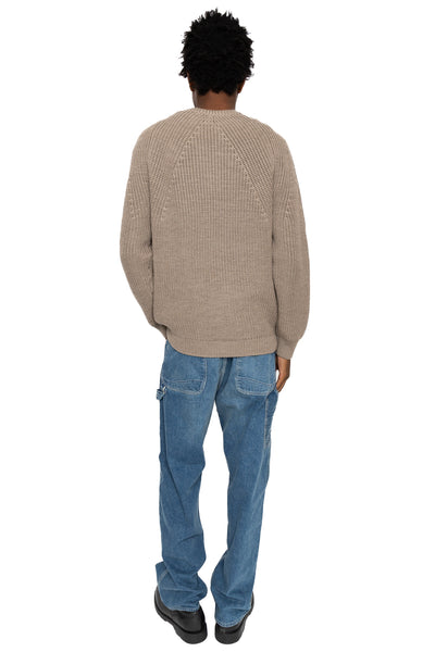 Signature Crew Neck - Melange Brown