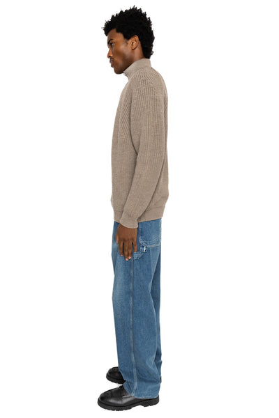 Signature Drivers Knit - Melange Brown
