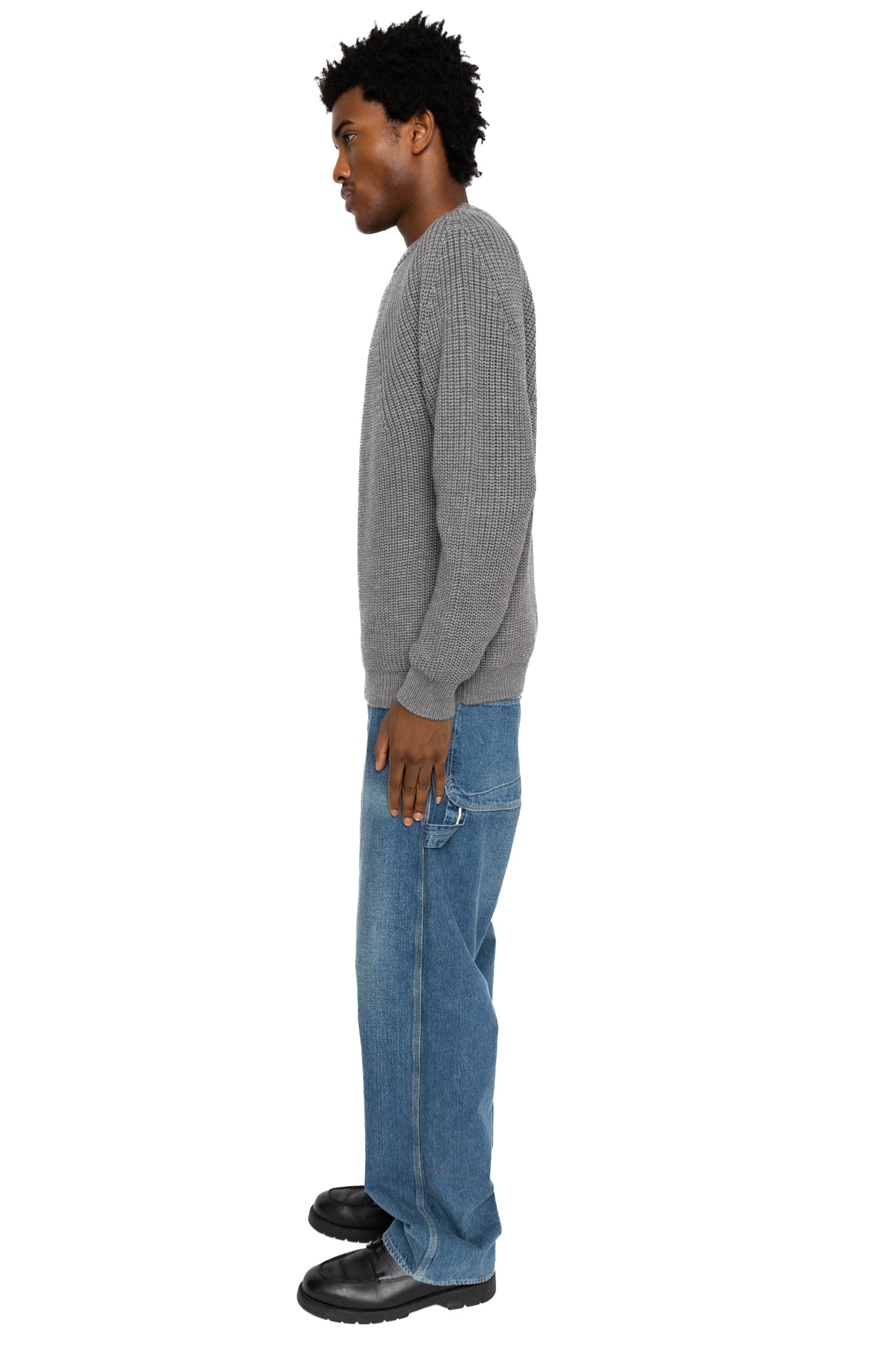 Signature Crew Neck - Melange Grey