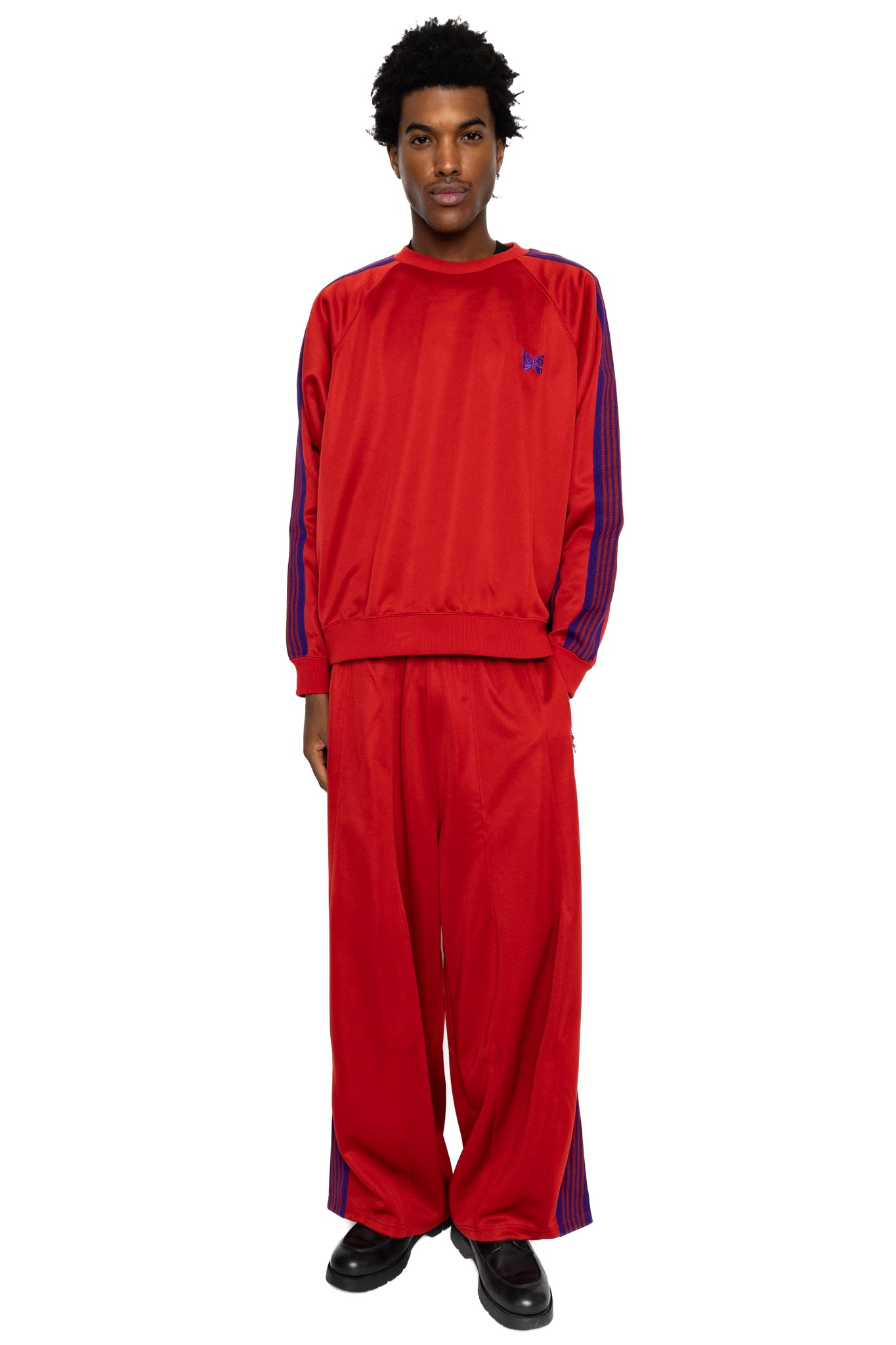 H.D. Track Pant Poly Smooth - Red