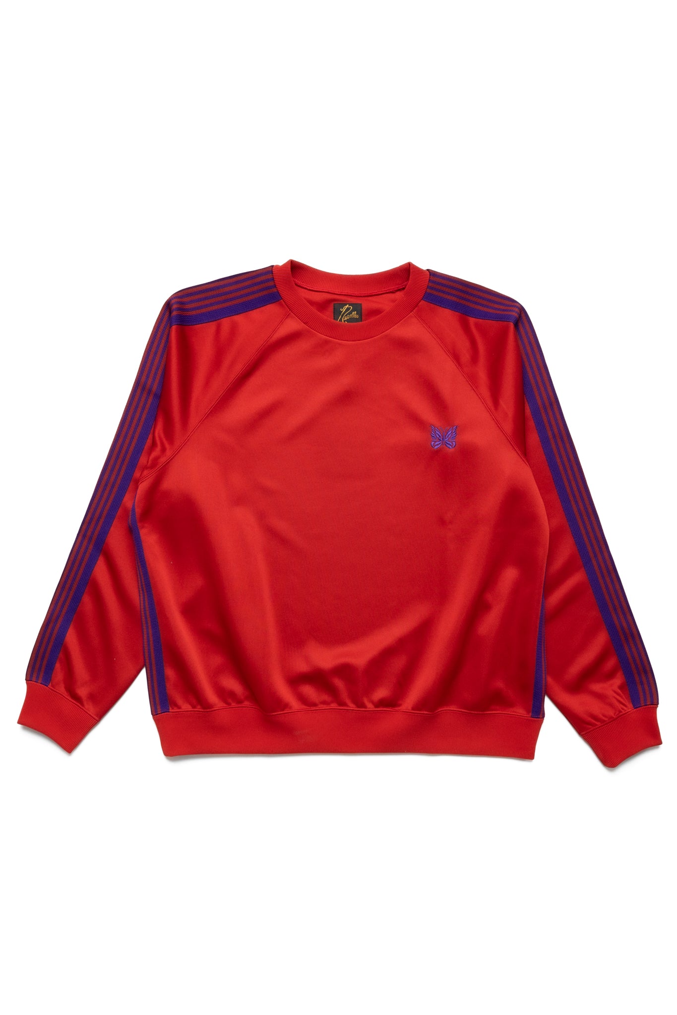 Track Crew Neck Shirt Poly Smooth - Red