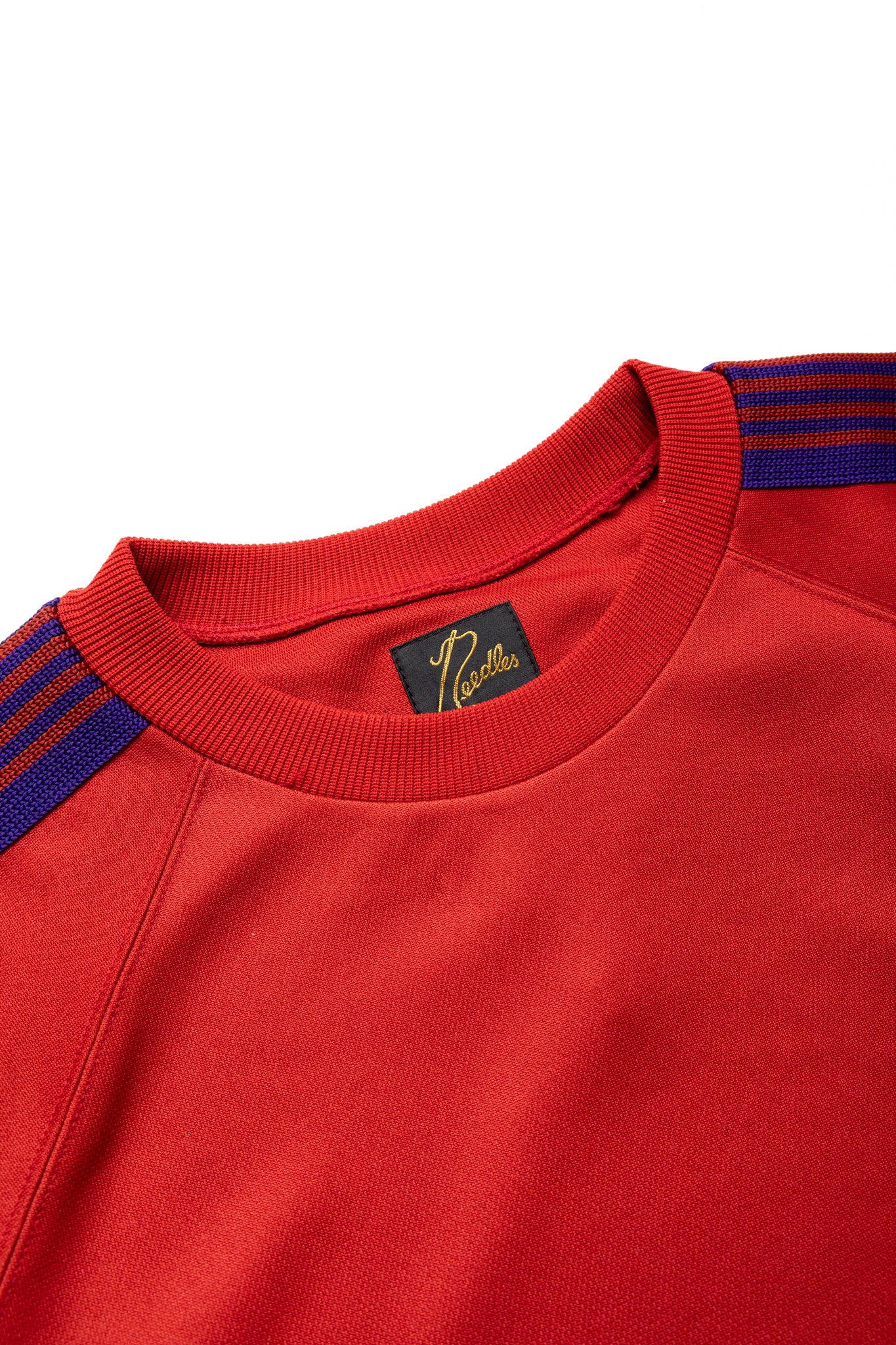 Track Crew Neck Shirt Poly Smooth - Red