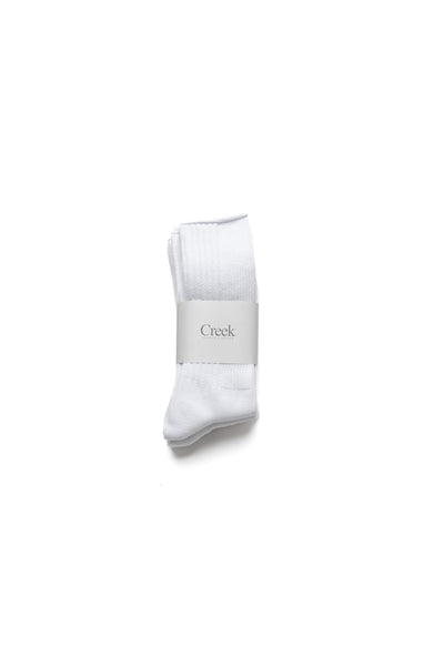 3 Pack Socks - White