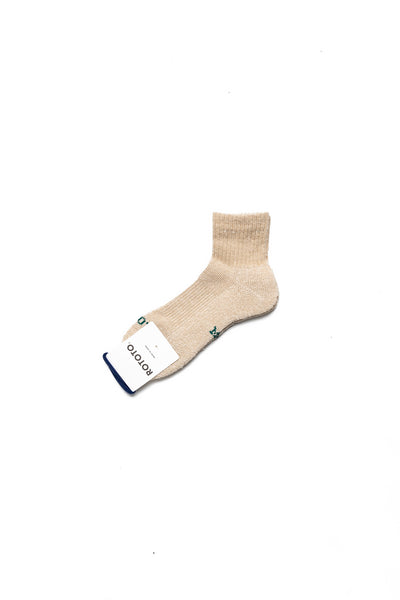 Hemp Organic Cotton Pile Ankle Socks
