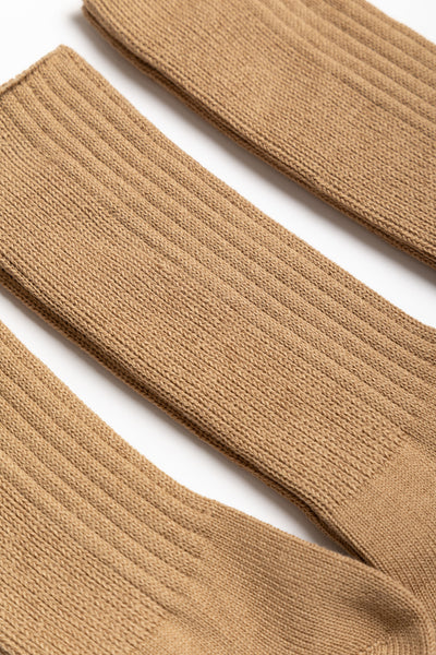 3 Pack Socks - Walnut