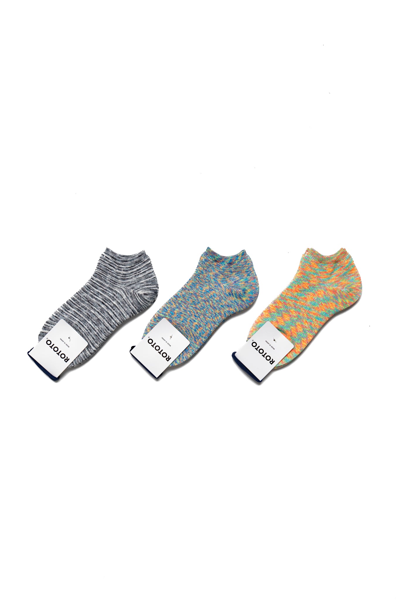 Washi Pile Short Socks "Kasuri"