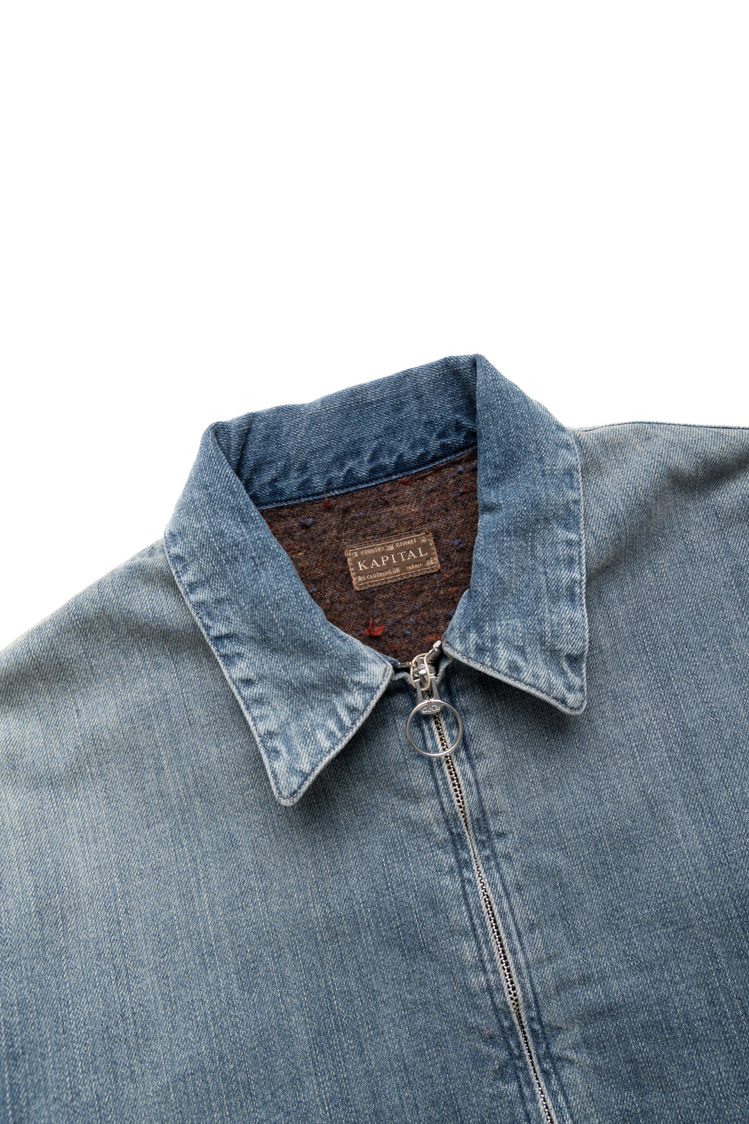 Kapital 12oz Denim HACKSAW Drizzler JKT - Indigo – BLUE IN GREEN SOHO