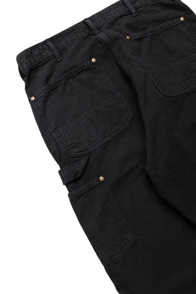 Dad's Fit Oxford Painter Pants - Black