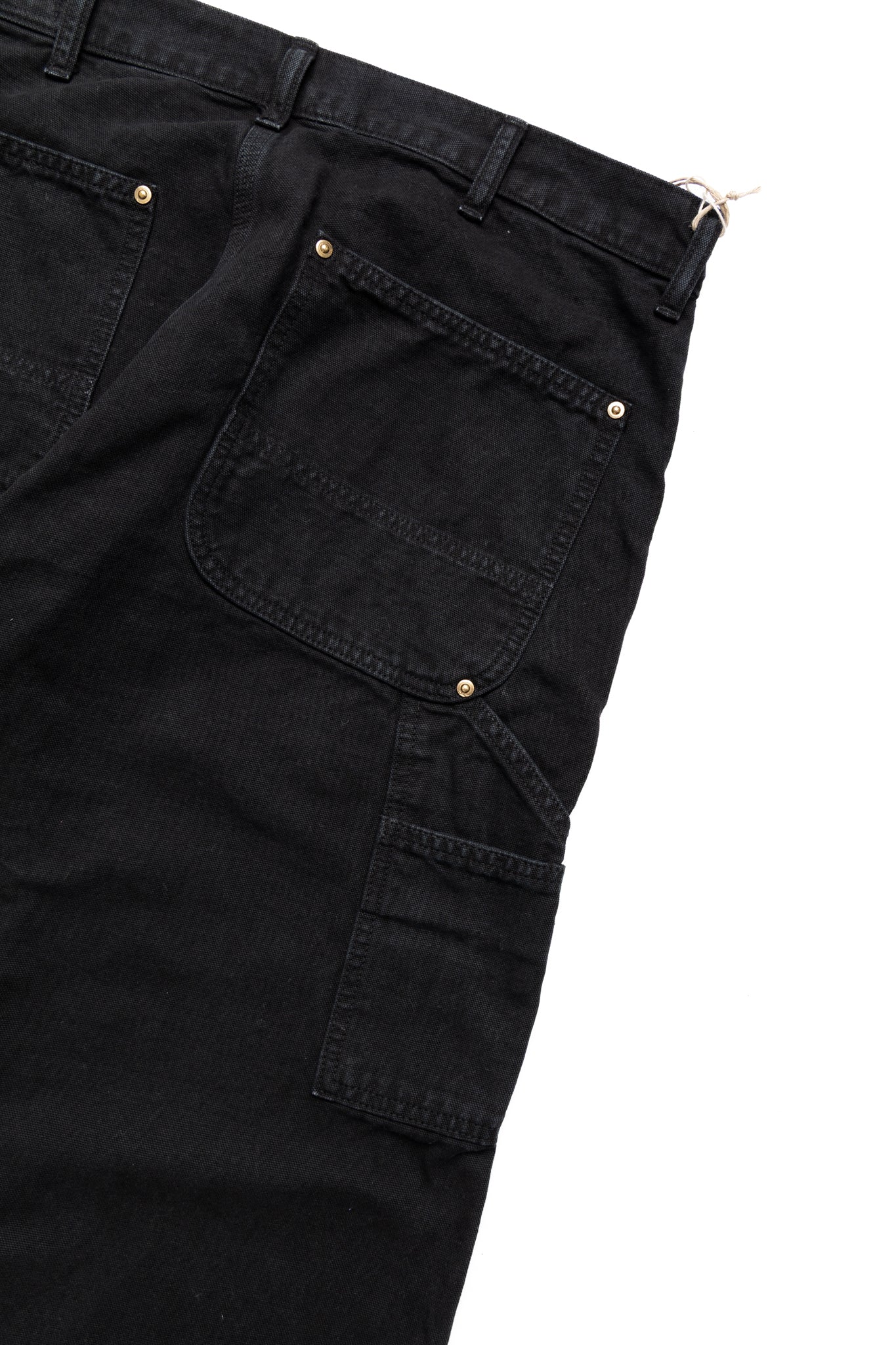 Dad's Fit Oxford Painter Pants - Black