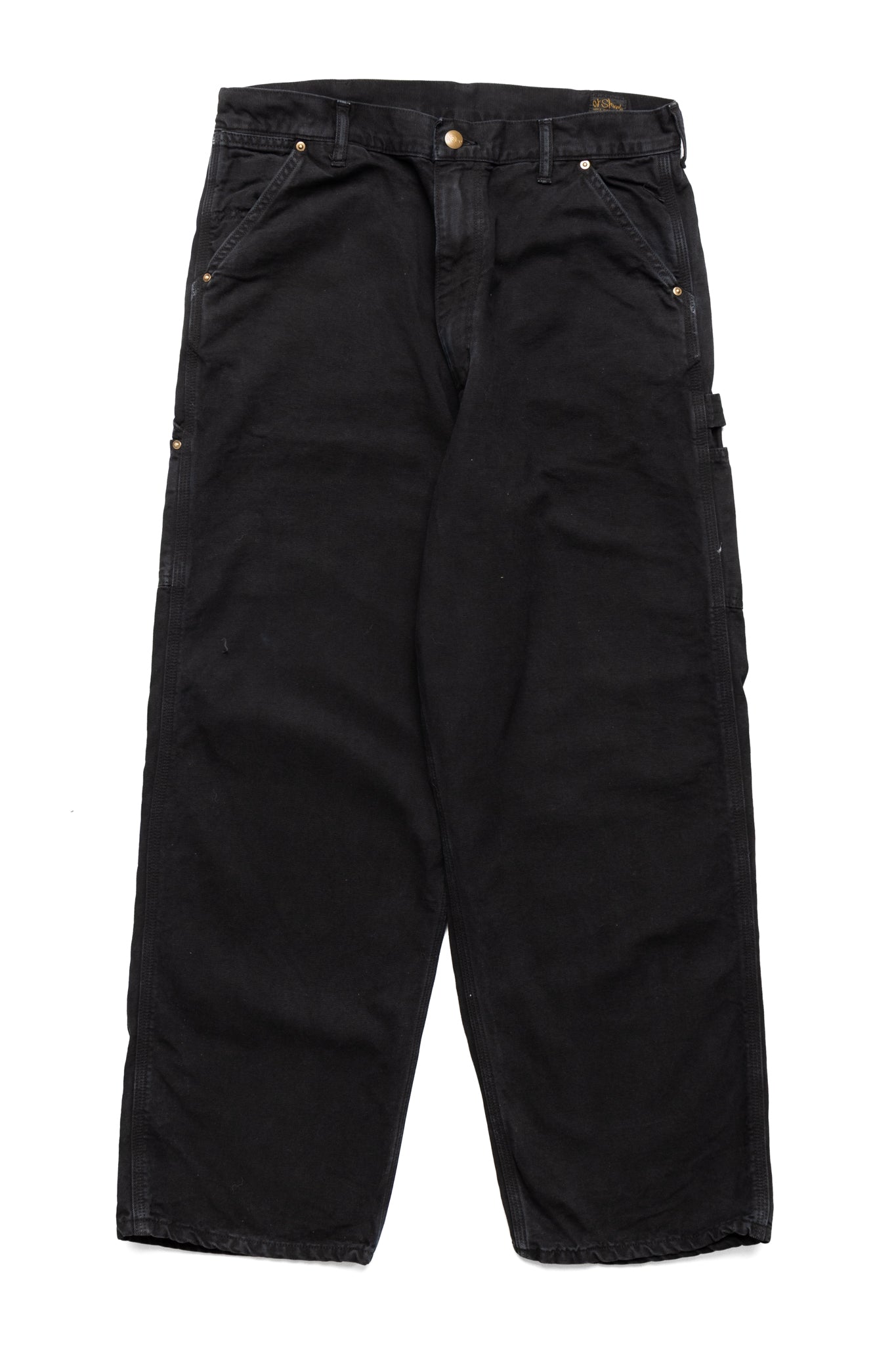 Dad's Fit Oxford Painter Pants - Black