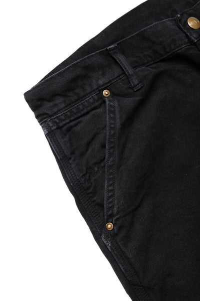 Dad's Fit Oxford Painter Pants - Black