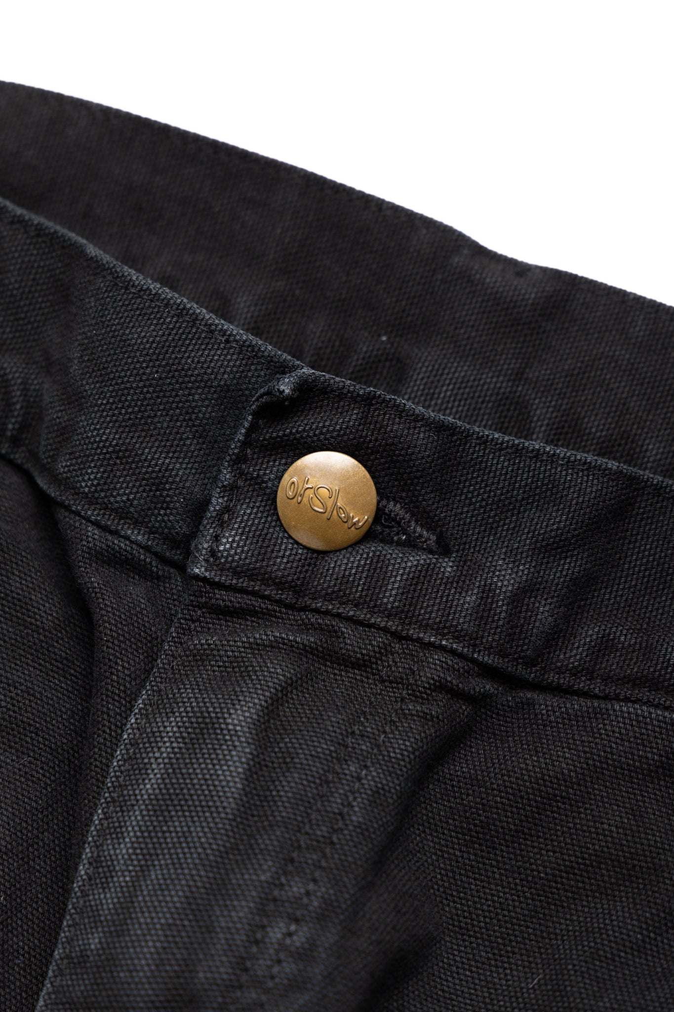 Dad's Fit Oxford Painter Pants - Black