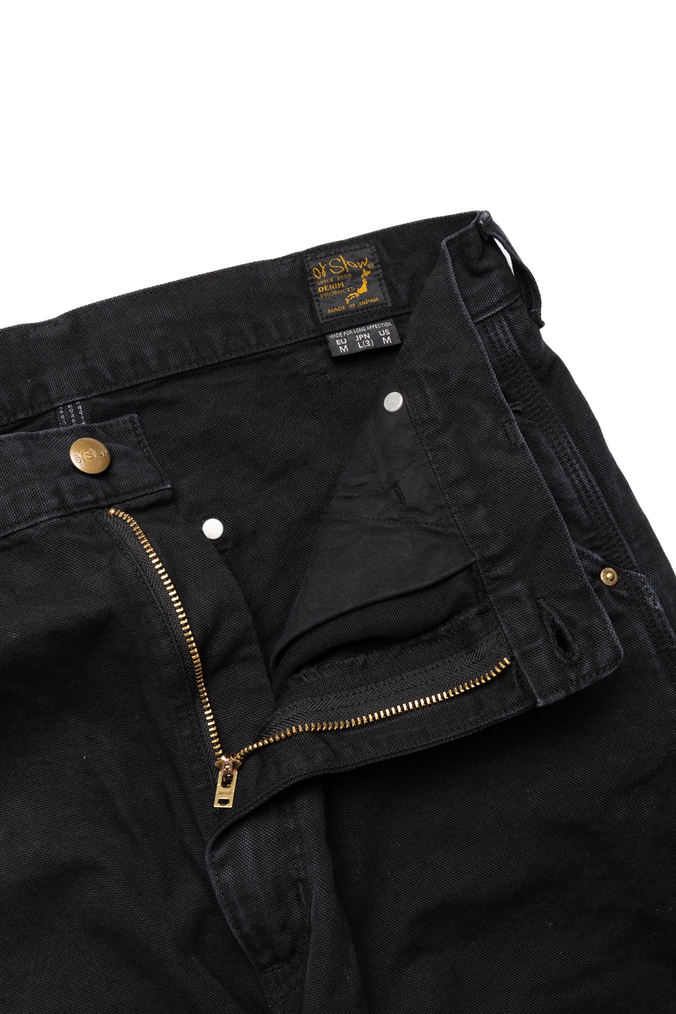 Dad's Fit Oxford Painter Pants - Black