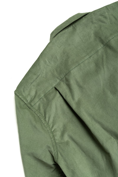 L/S Camp Shirt With 1 Pocket - Sage Thin Wale Corduroy