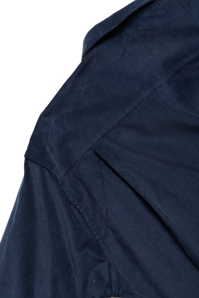 L/S Camp Shirt With 1 Pocket - Navy Thin Wale Corduroy