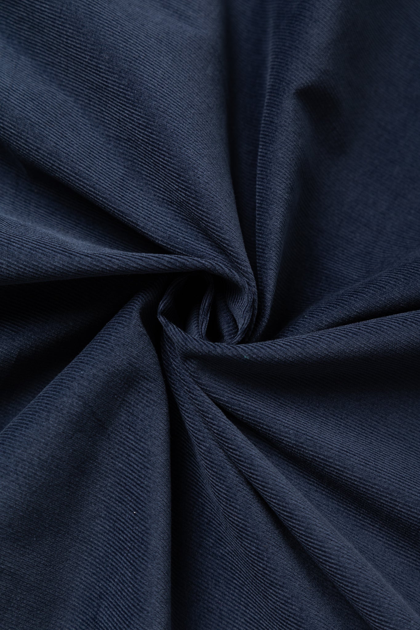 L/S Camp Shirt With 1 Pocket - Navy Thin Wale Corduroy