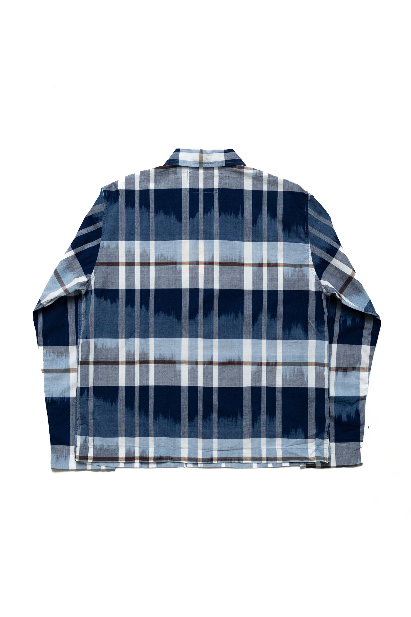Shirt Jacket Blue in Green Exclusive - Blue Check