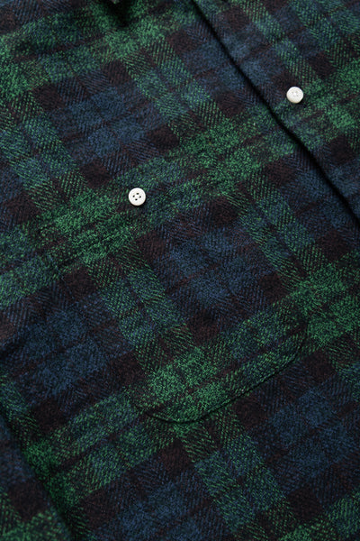 L/S 2 Pocket Work Shirt - Blackwatch Cotton Tweed Check