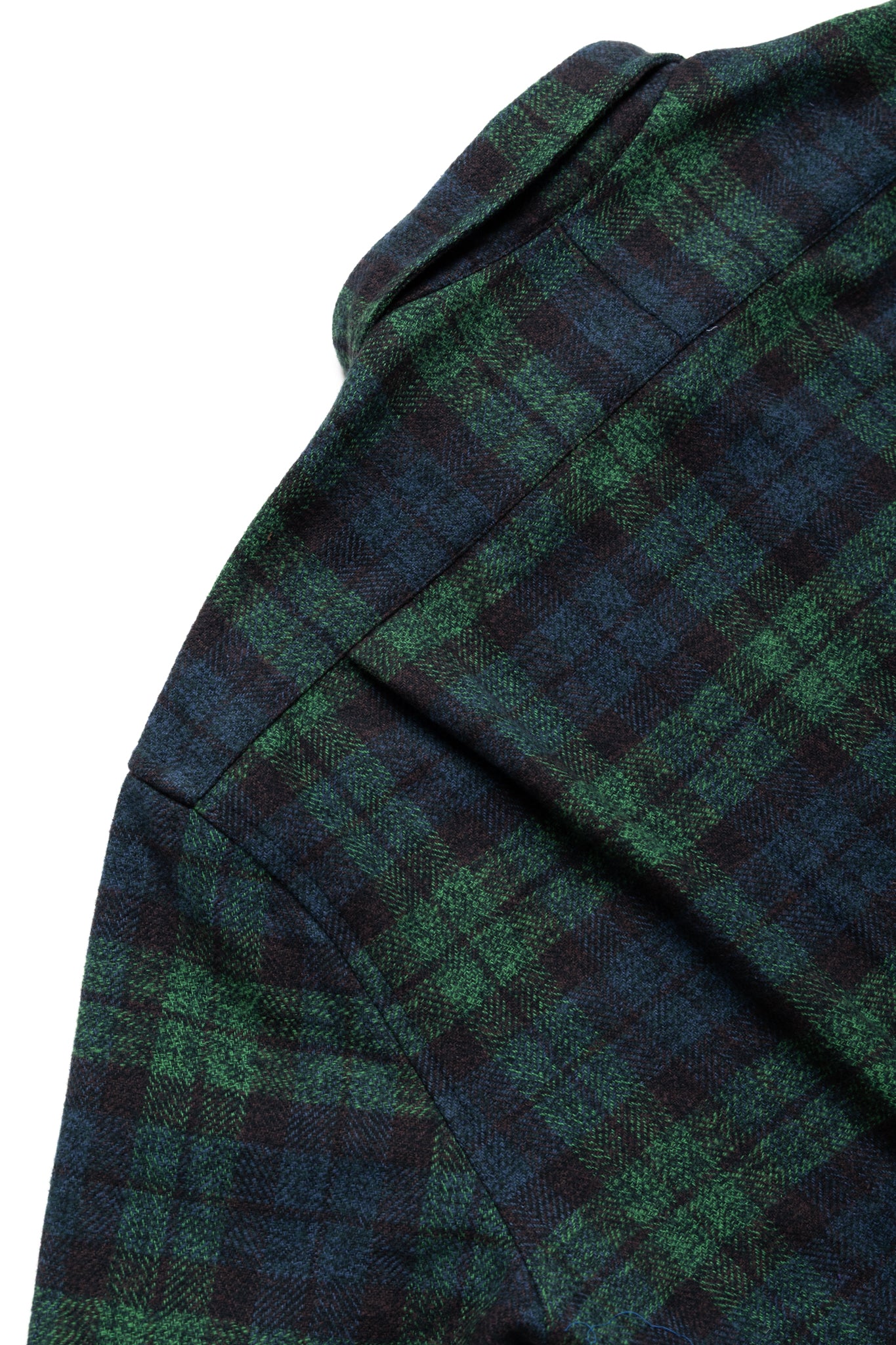 L/S 2 Pocket Work Shirt - Blackwatch Cotton Tweed Check