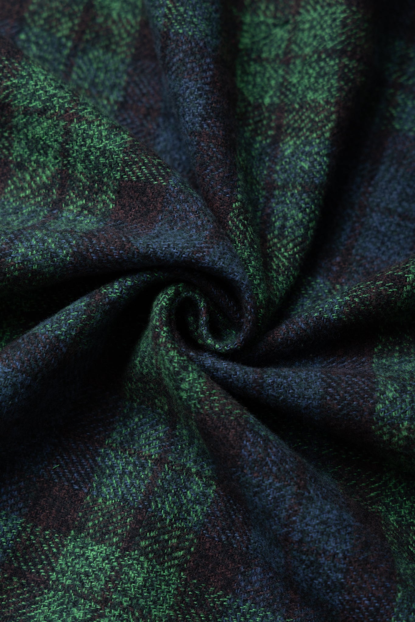 L/S 2 Pocket Work Shirt - Blackwatch Cotton Tweed Check