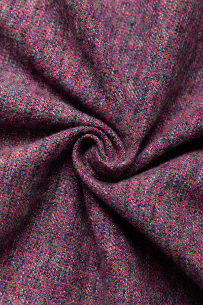 L/S 2 Pocket Work Shirt - Purple Cotton Tweed