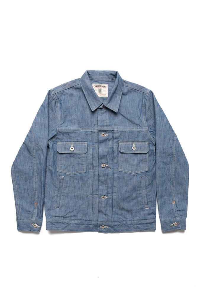 【新品・未使用】Wool Denim Chambray 2B Jacket 02516P-SHVCH - 13oz 