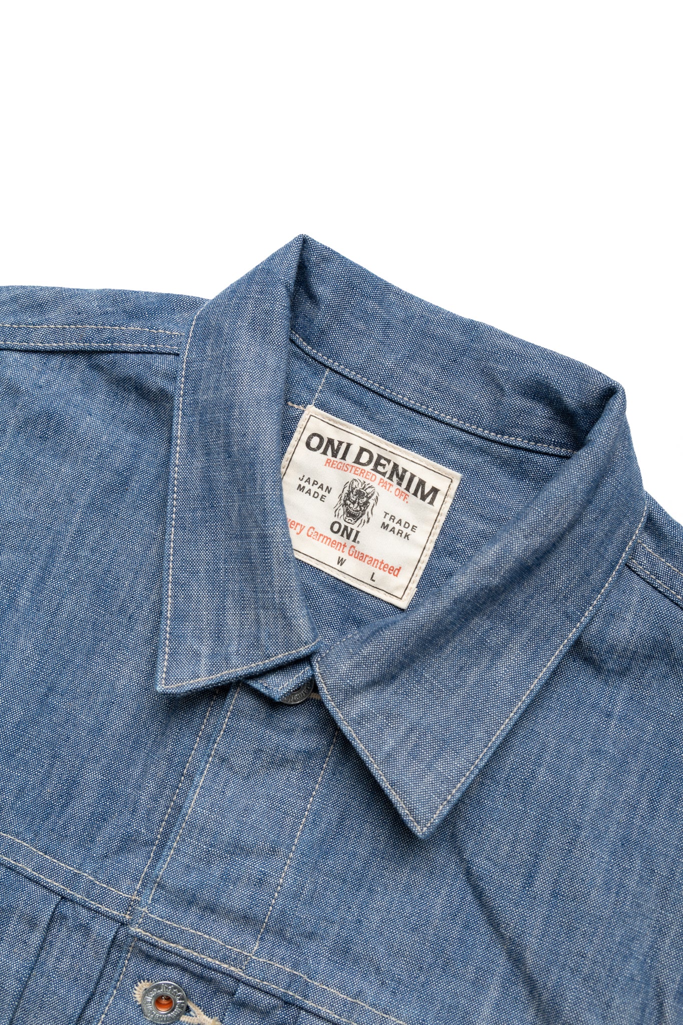 02516P-SHVCH 13oz Super Heavy Chambray Type ll Jacket With Warm Pocket