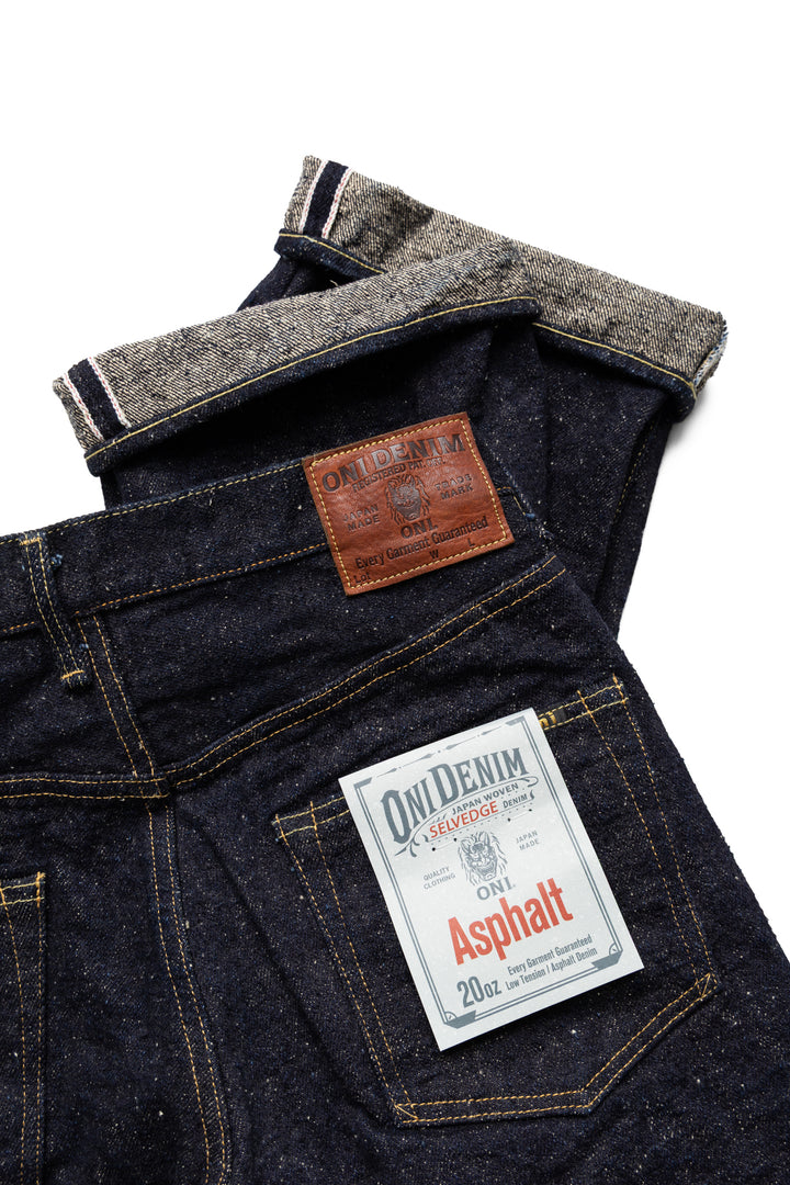 Oni Denim 200ZR-Asphalt Wide Straight 20oz Asphalt Denim – BLUE IN