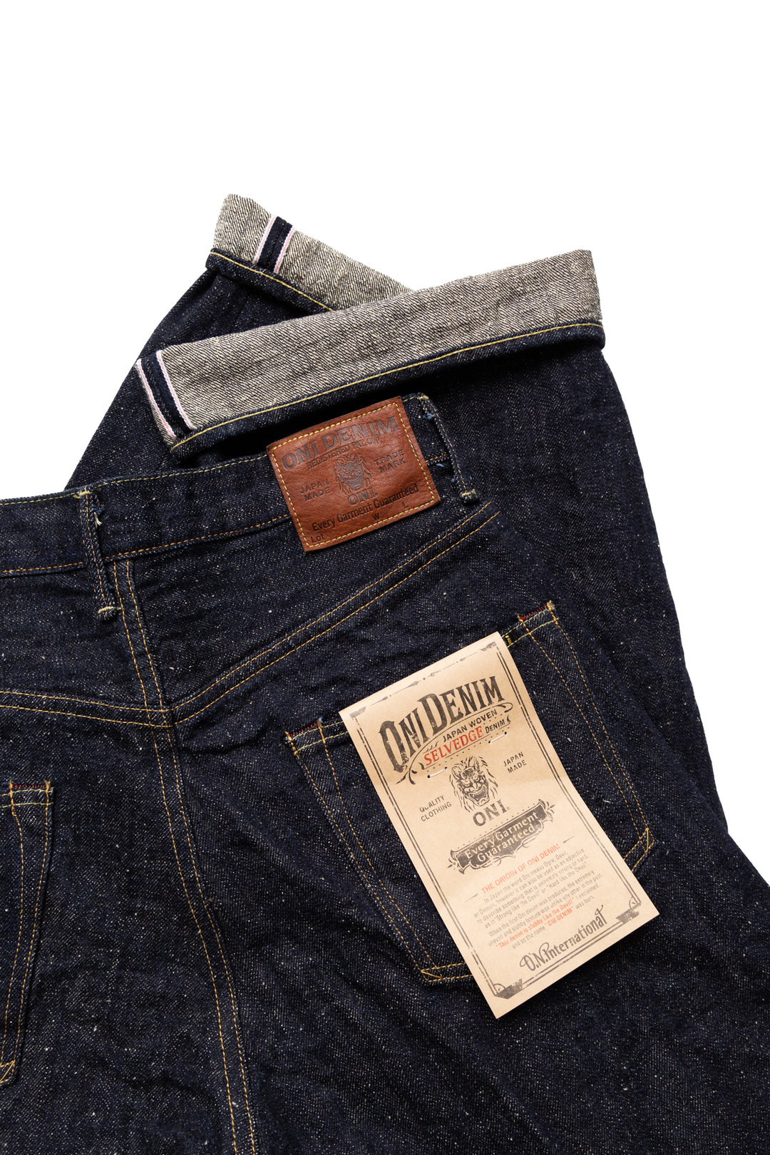 Oni Denim 222-13.7NEP Super Wide Straight 13.7oz NEP Denim – BLUE