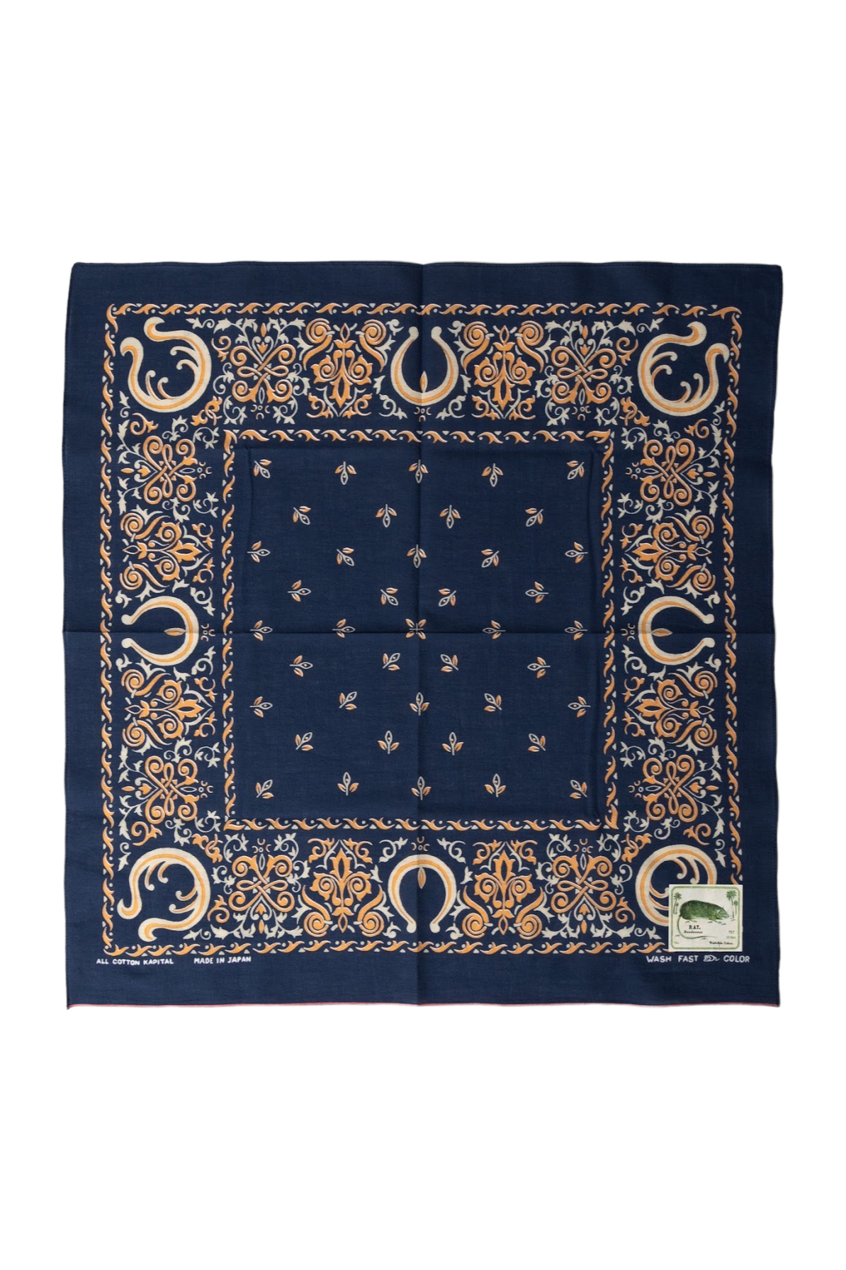 Fastcolor Selvedge Bandanna (ANTLER NAJA)