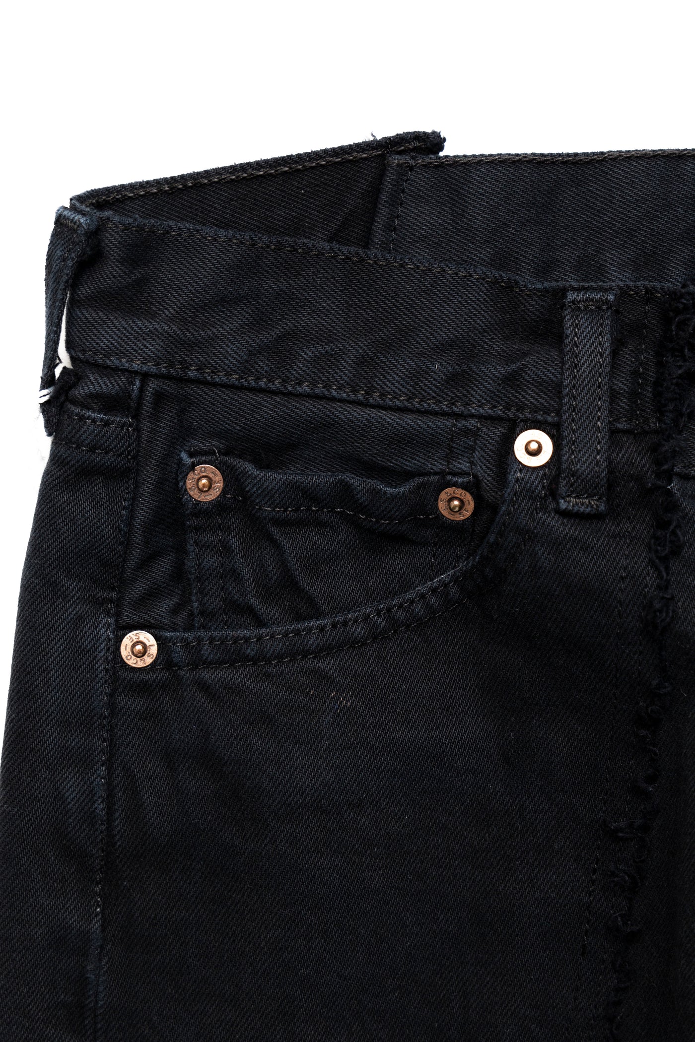 W Pocket Flare Jeans Black - S (1)
