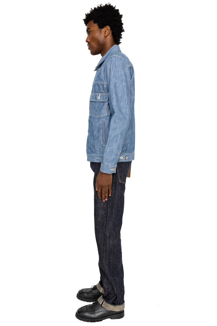02516P-SHVCH 13oz Super Heavy Chambray Type ll Jacket With Warm