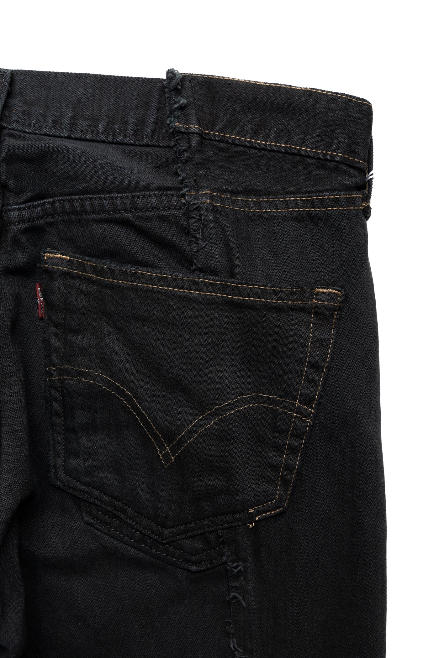 W Pocket Flare Jeans Black - M (1)