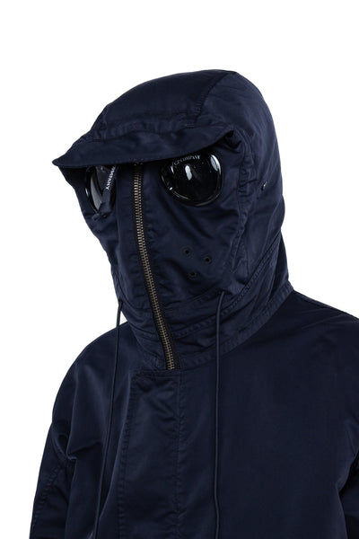 Long Jacket In Micro Kei - Total Eclipse