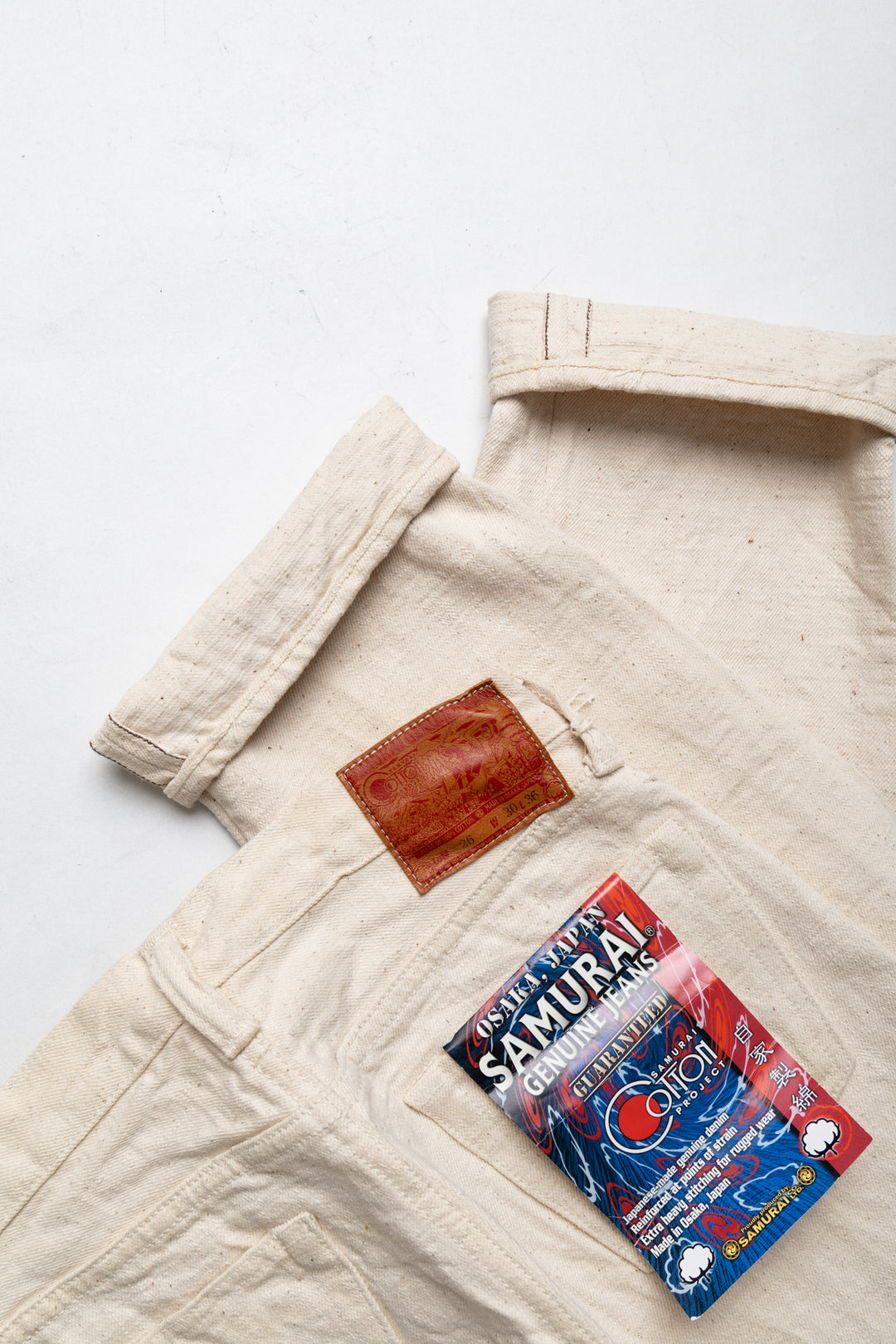 サムライ S510SC-KI 18oz Mid Rise Regular Straight - Ecru – BLUE IN GREEN SOHO