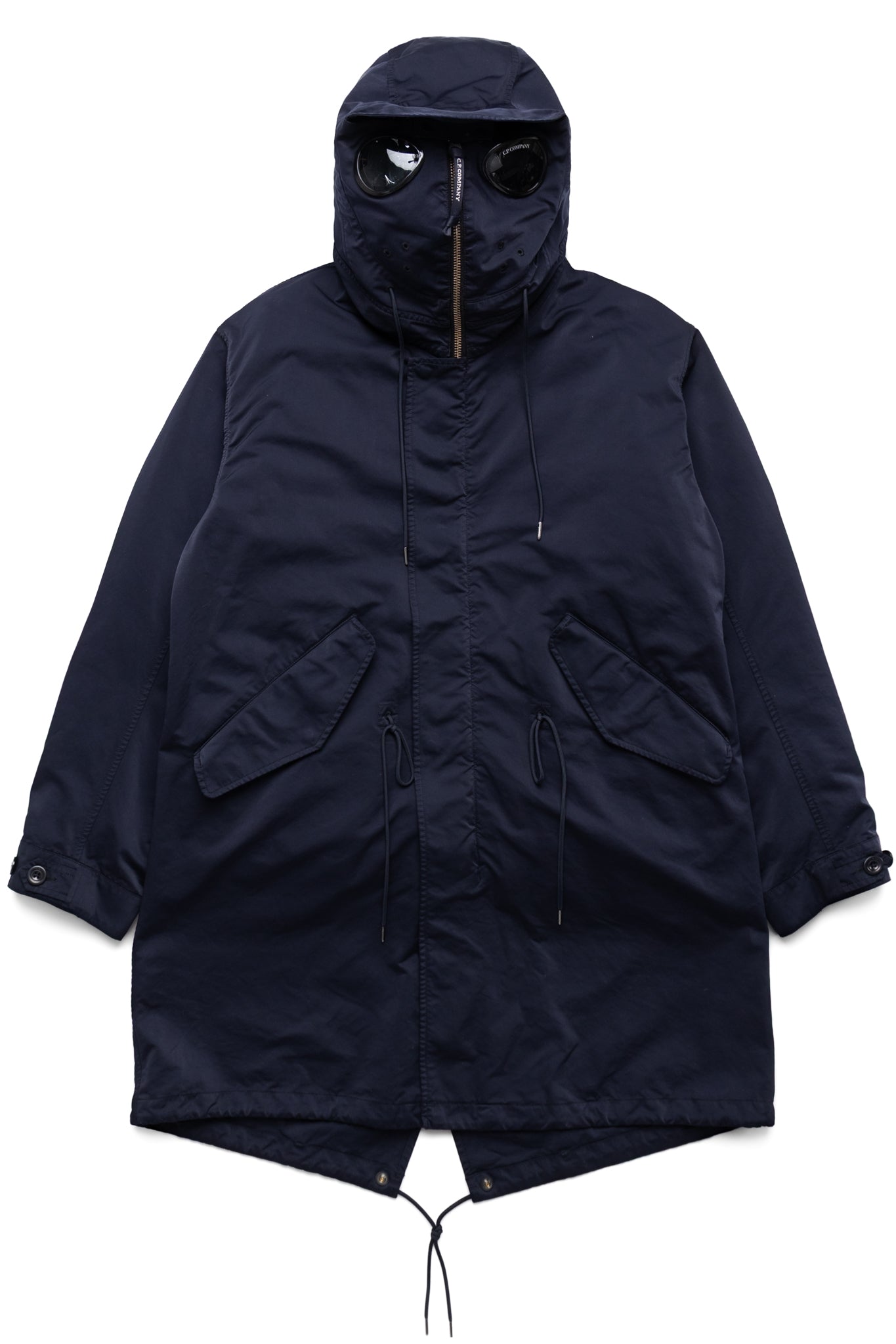 Long Jacket In Micro Kei - Total Eclipse