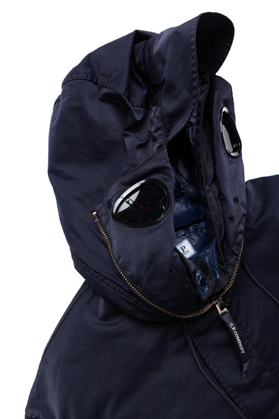 Long Jacket In Micro Kei - Total Eclipse