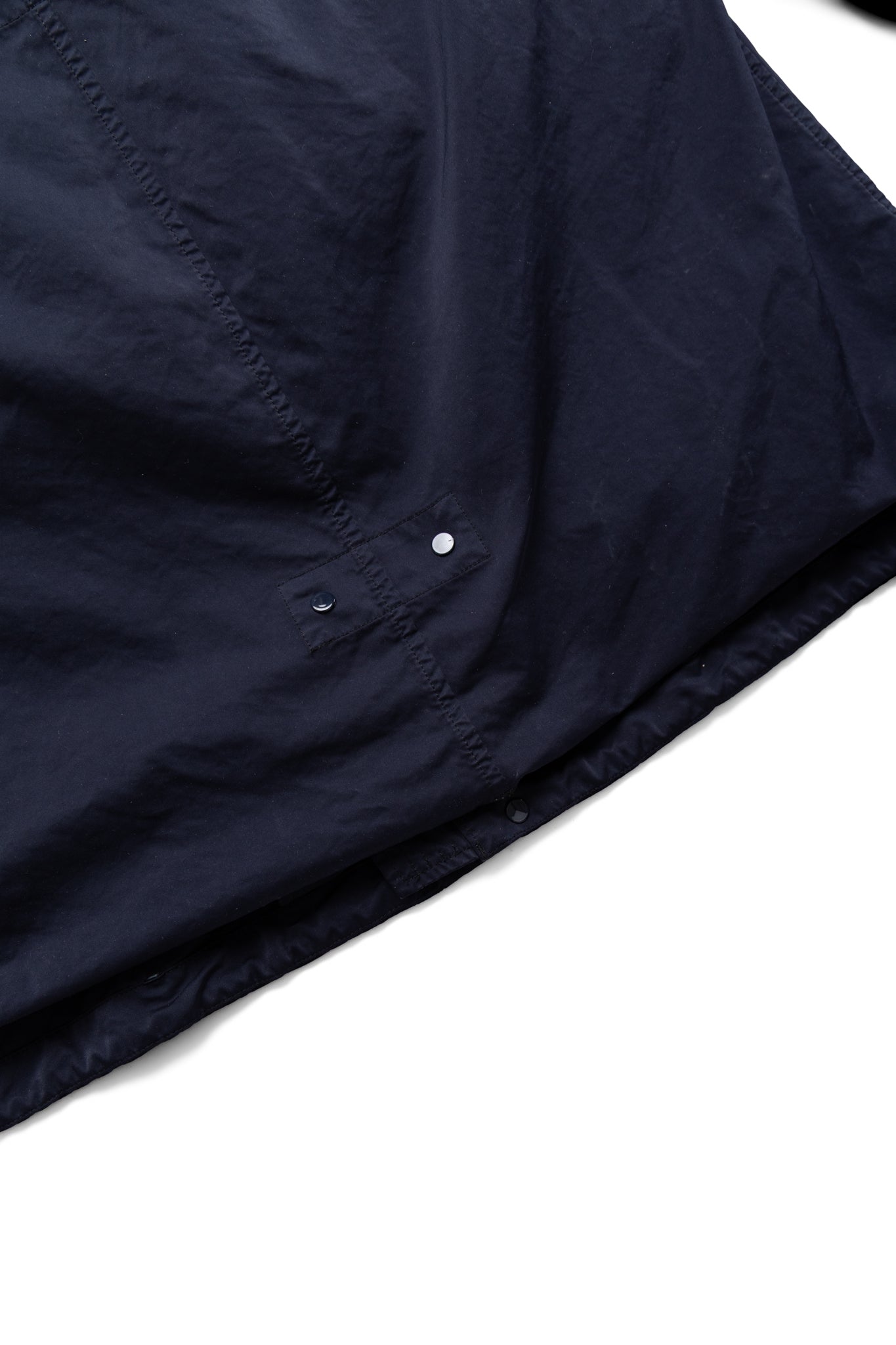 Long Jacket In Micro Kei - Total Eclipse