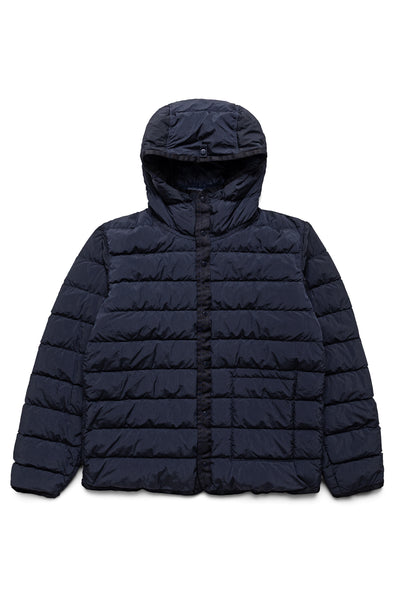 Long Jacket In Micro Kei - Total Eclipse