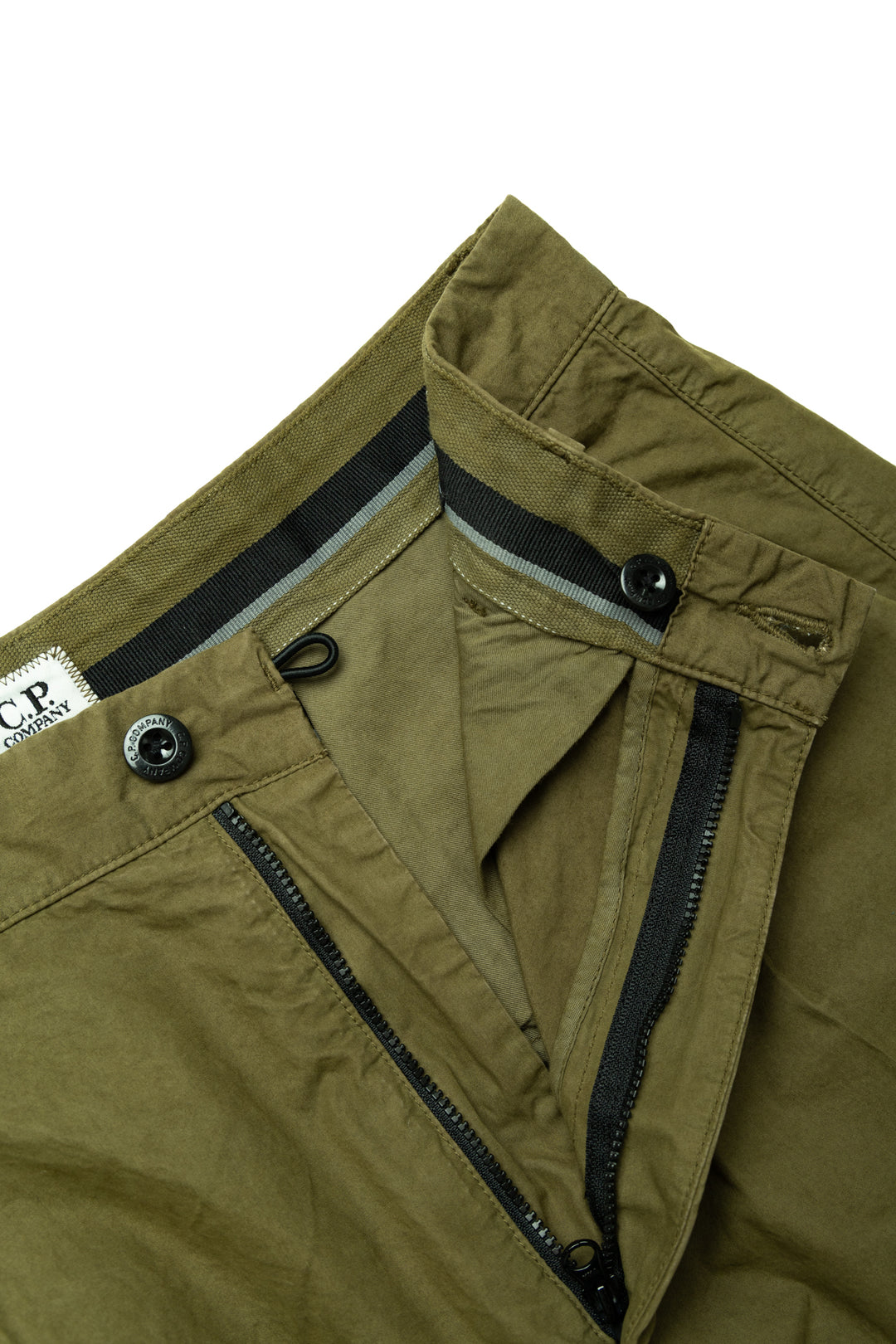 パンツ C.P. Company MICROREPS PEACHED CARGO PA C.P. COMPANY Cargo Pant In Microreps Peached - Capers – BLUE IN