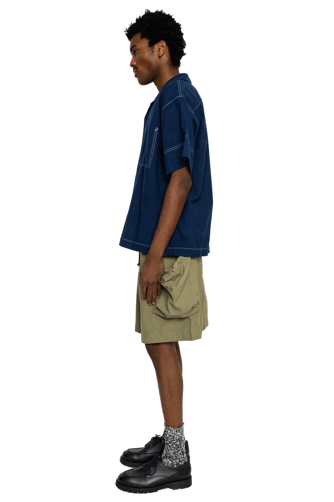 Brake Shirt - Indigo Wonky-Wear