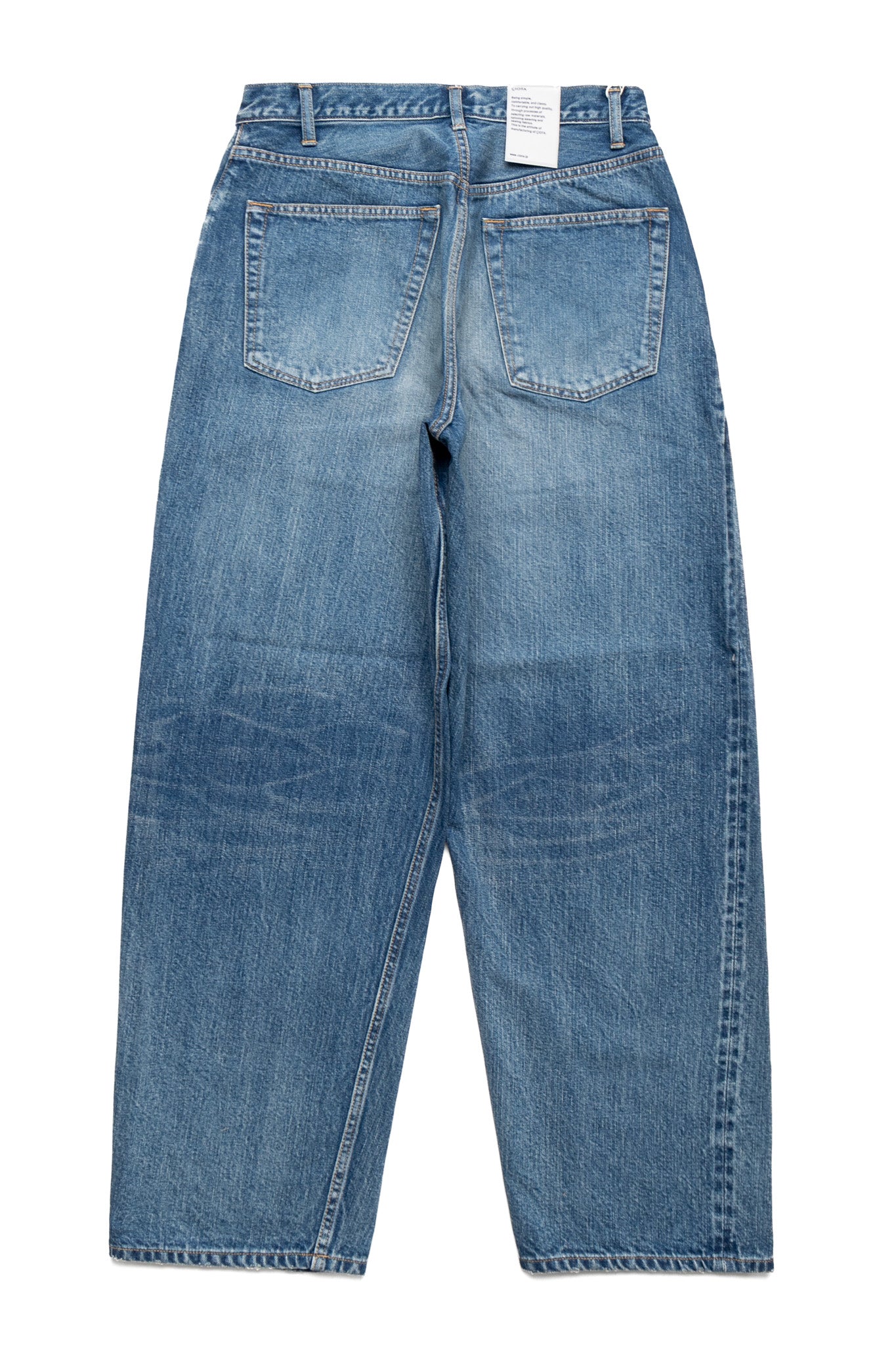 Baggy 5 Pocket Pants - Medium Dark Blue (Damage)