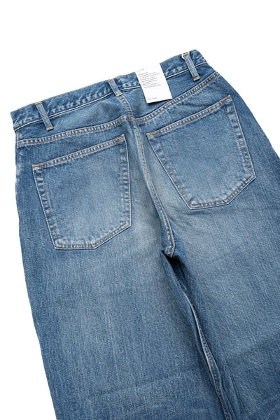 Baggy 5 Pocket Pants - Medium Dark Blue (Damage)
