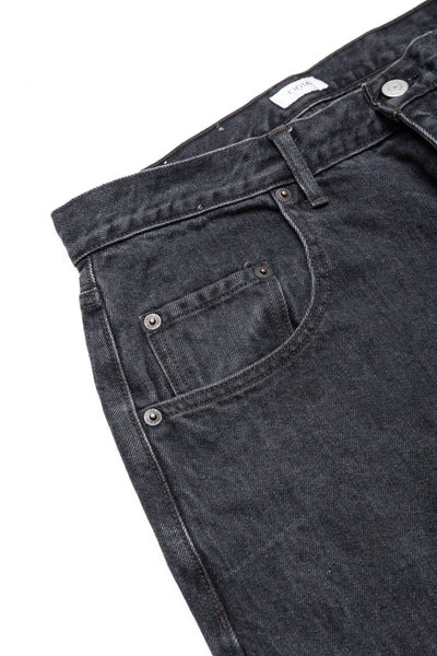 Baggy 5 Pocket Pants - Medium Black