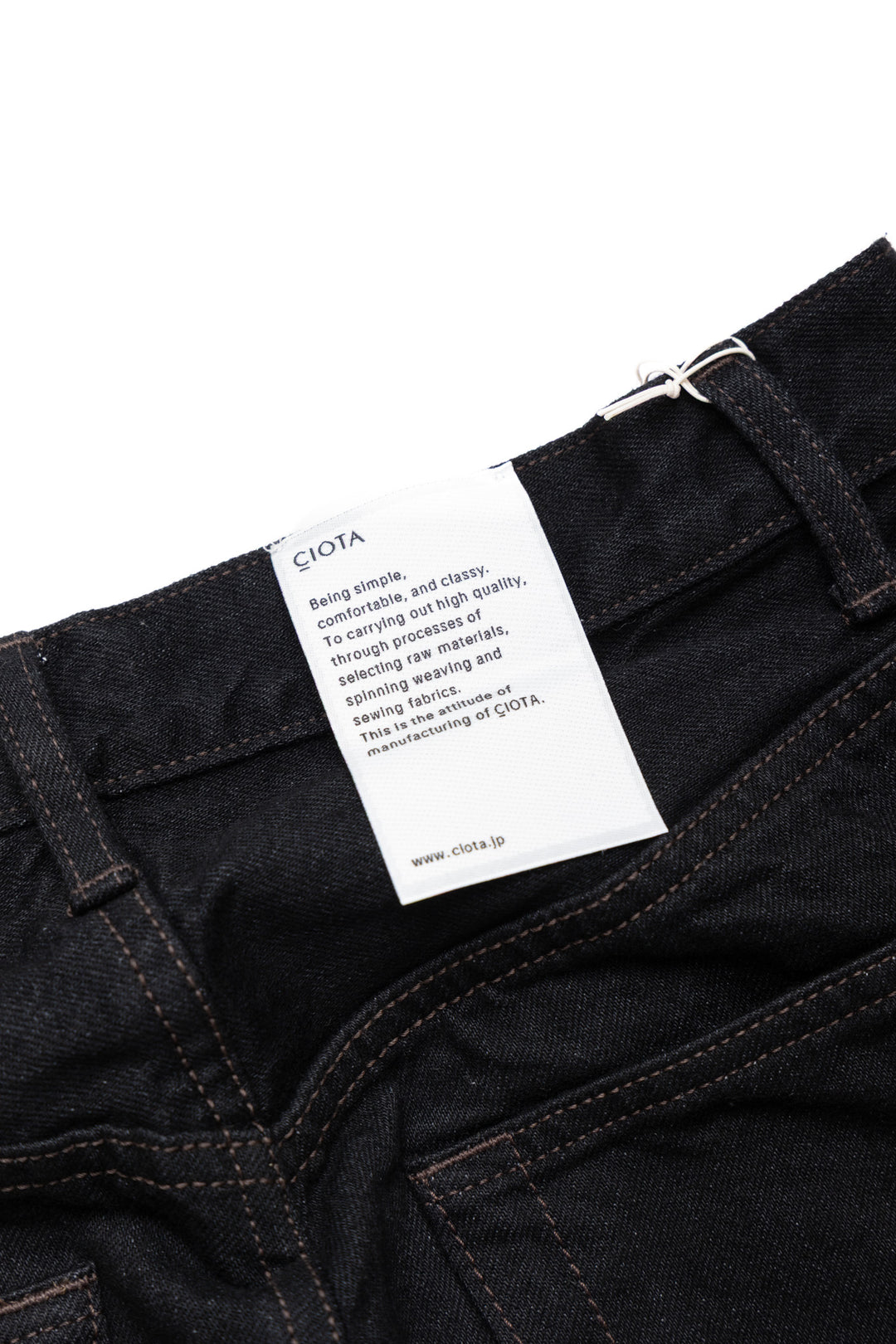 CIOTA Baggy 5 Pocket Pants - Black – BLUE IN GREEN SOHO
