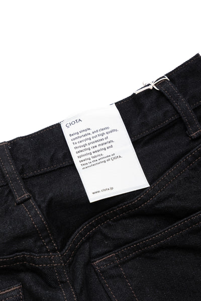 Baggy 5 Pocket Pants - Black