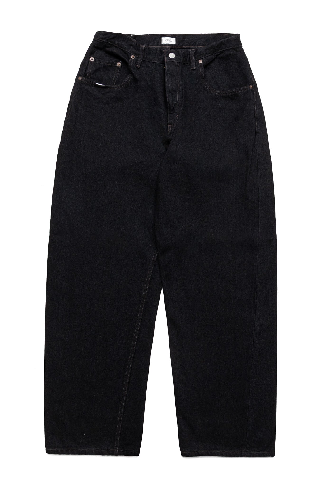 Baggy 5 Pocket Pants - Black