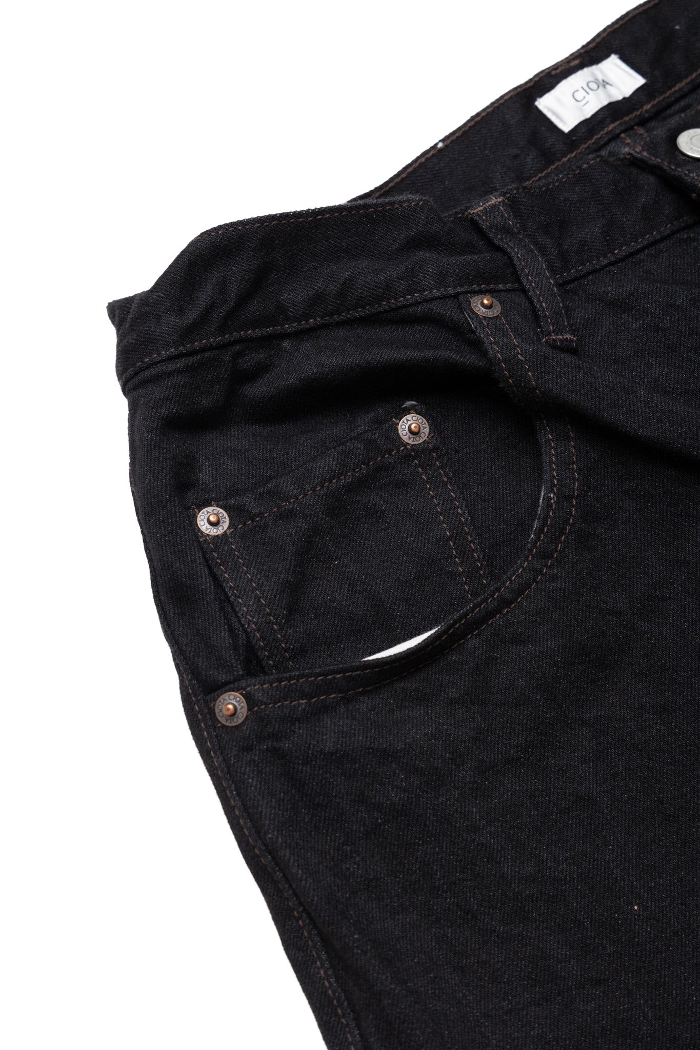 Baggy 5 Pocket Pants - Black