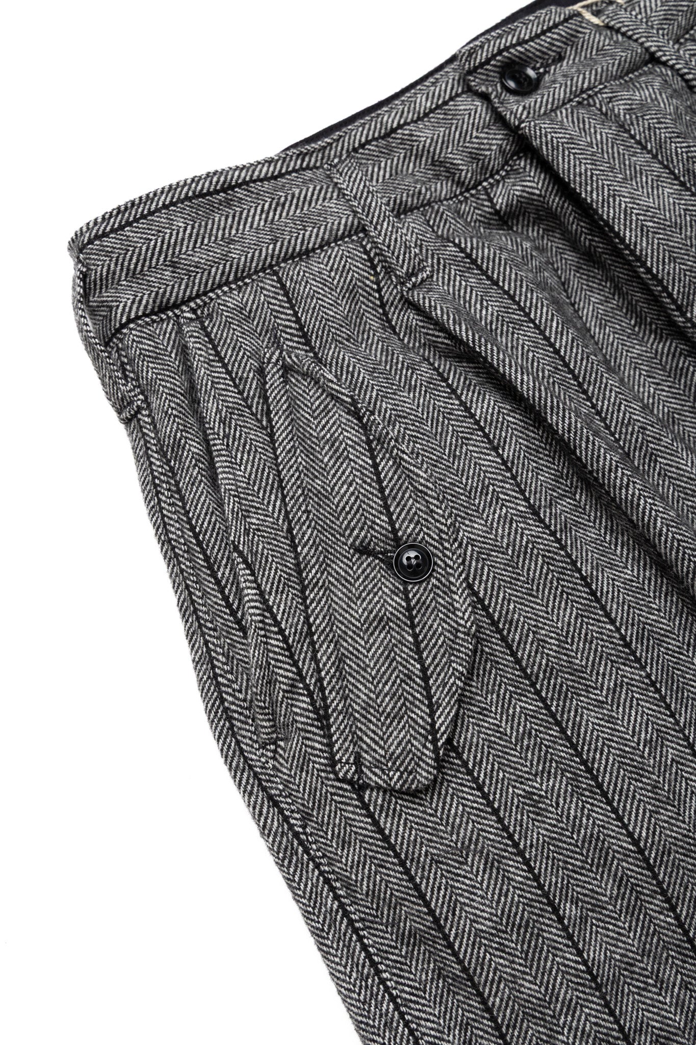 IAC Pant Wool Striped HB - Dk. Grey